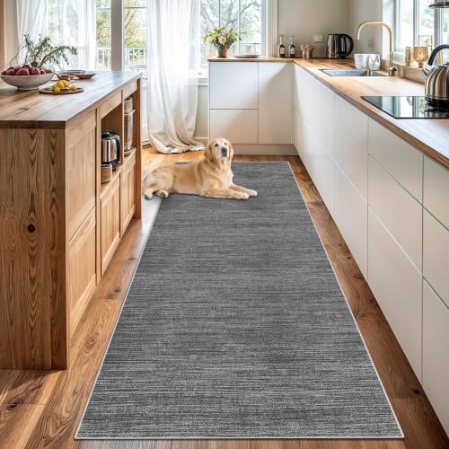 Alfombras de pasillo larga de 80x180 cm lavable y antideslizante para cocina y entrada 2