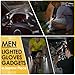 HANPURE Rechargeable LED Flashlight Gloves Valentine Gifts for Men Birthday Valentine's Day Gift Idea for Dad Husband Him Boyfriend Car Guy Waterproof Lighted Gloves for Repairing Fishing Camping Tool