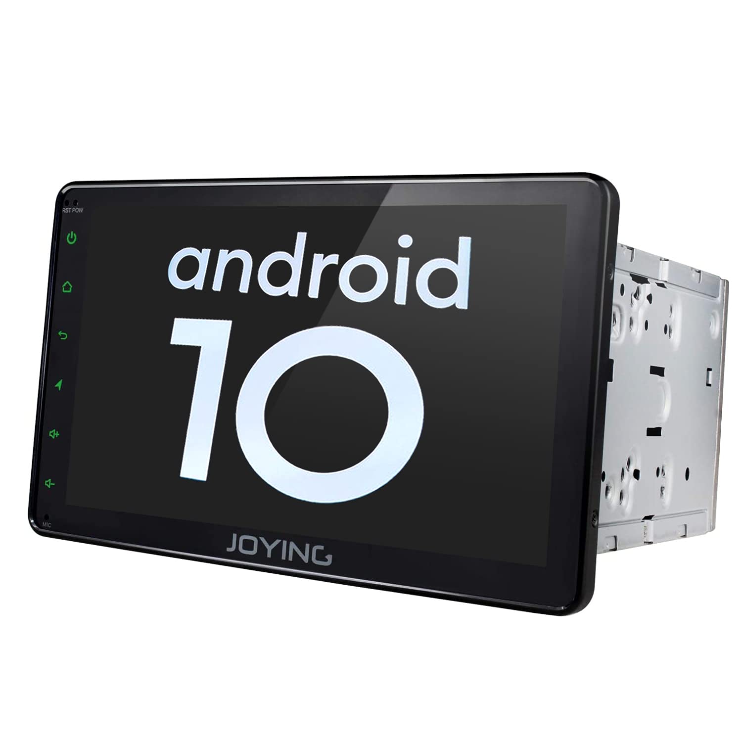 JOYING Android 10 Double Din Car Stereo with 8 Inch 1280 x 720 IPS Touchscreen Octa Core Bluetooth 5.1 RAM 4GB ROM 64GB Built-in DSP Android Auto FM Radio Receiver Sat Nav