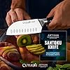 Cutluxe-Santoku-Knife--5-Chopping-Knife-Vegetable-Knife--Forged-High-Carbon-German-Steel--Full-Tang-Razor-Sharp--Ergonomic-Handle-Design--Artisan-Series Cutluxe Santoku Knife – 5" Chopping Knife, Vegetable Knife – Forged High Carbon German Steel – Full Tang & Razor Sharp – Ergonomic Handle Design – Artisan Series