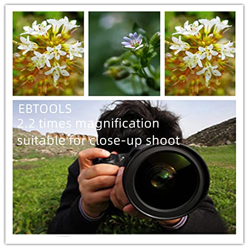 EBTOOLS teleconvertitore 2X Adatto per Canon EOS