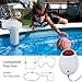 Pool Alarm for Inground & Above Ground Pools Wireless Connection, Water Motion Sensor Swimming Pool Immersion Safety Alarms Detector Battery Powered with Remote Receiver for Kids Pets FCC-Compliant