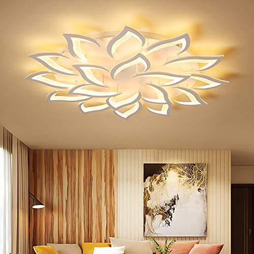 Éclairage de plafond LED fleur réglable pour éliminer la fatigue visuelle - 4