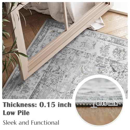 JINCHAN Runner Rug 2x7 Washable Area Rug for Hallway Kitchen Bedroom by jinchan - Used condition - Image 6