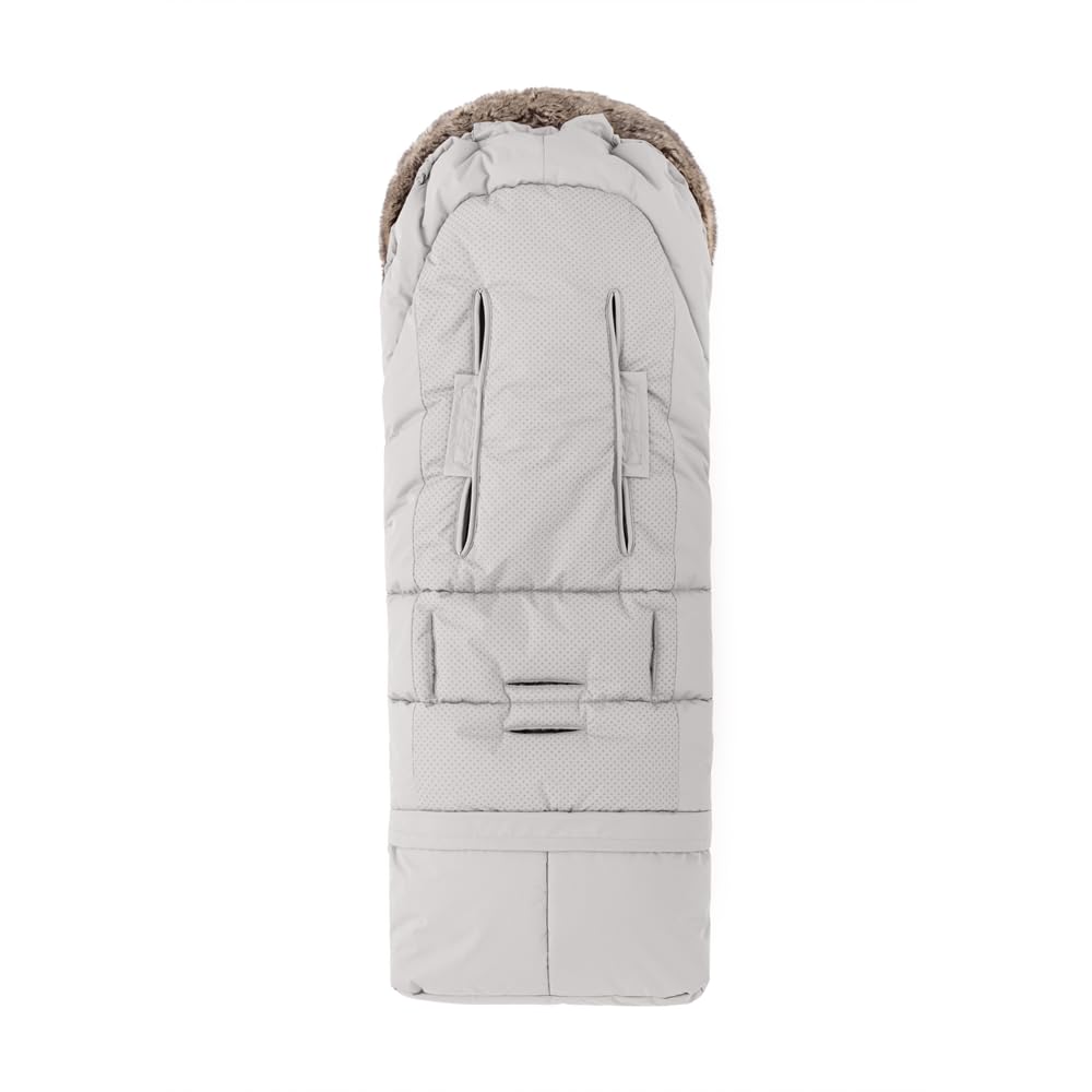 Petite&Mars Sacco nanna per passeggino Fusak 4 v1 Arctic * Sacco nanna invernale per passeggino, passeggino e seggiolino auto * Warrm * Impermeabile * Antivento, Champagne Shower, 87/110x48cm