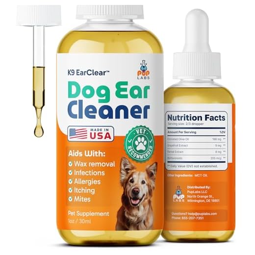 Pup Labs Natural Dog Ear Cleaner 1 oz