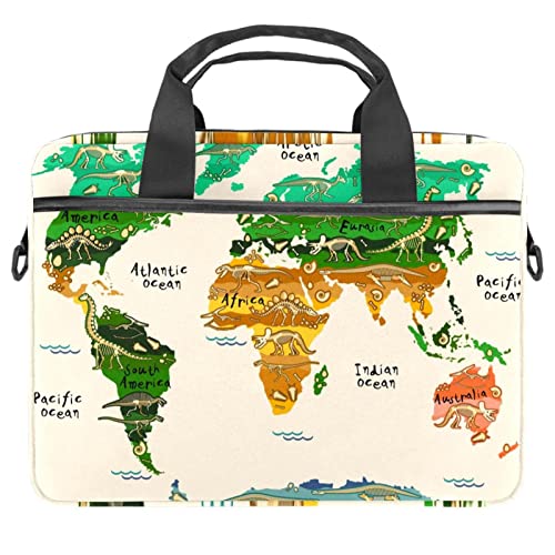 Sacoche ordinateur portable 13 pouces carte du monde idée cadeau originale pour étudiants