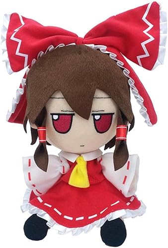 Miniatura 1 de Touhou Project - Muñeco de peluche de Hakurei Reimu, figura de anime para regalo de Navidad, 7.9 in