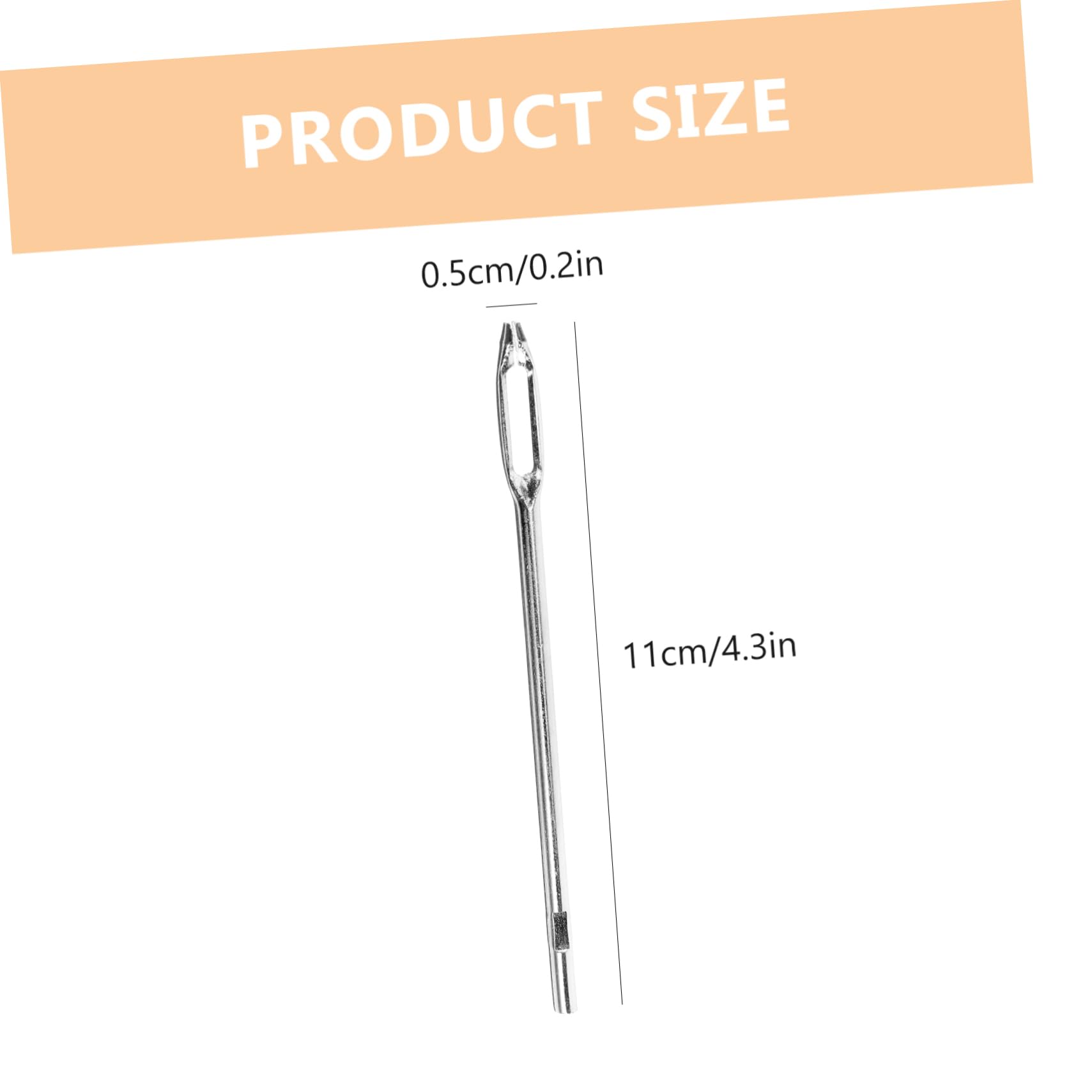 FUNOMOCYA 4Pcs Tire Repair Kit with Split Eye Needles for Cars Motorcycles and Bikes Easy to Use Puncture Repair Tools Portable Plug Repair Accessories Automotive Tire Fixing