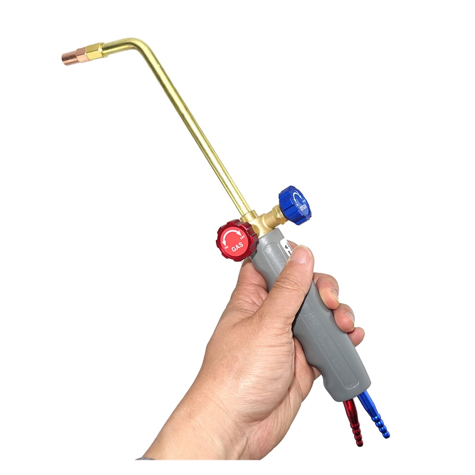 Torche à souder, oxygène Propane propylène MAPP GPL Butane gaz Naturel for plomberie, brasage de tuyaux CVC, Torche de soudage au gaz Professionnelle
