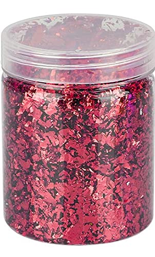 M.H VARAKHWALA Imitation Red Colour Leaf Flakes for Resin, Nail Arts, Painting, Gilding and Crafts (5 Gram)-image-41