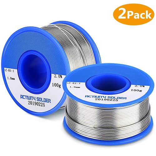 Bearbro 1mm alambre para soldar sin plomo,Núcleo de Colofonia para Soldadura Eléctrica,...