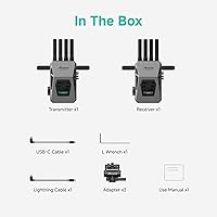 Vista 10 de Accsoon Transmisor y receptor de video inalámbrico CineView Master 4K SDI HDMI, 2.4+5+6GHz Tri-Band 8202ft Rango 25 ms Latencia, 4K60/1080p60 1