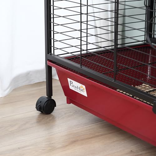 Cage pour lapins 2 niveaux grand format pour éviter l'ennui - 7