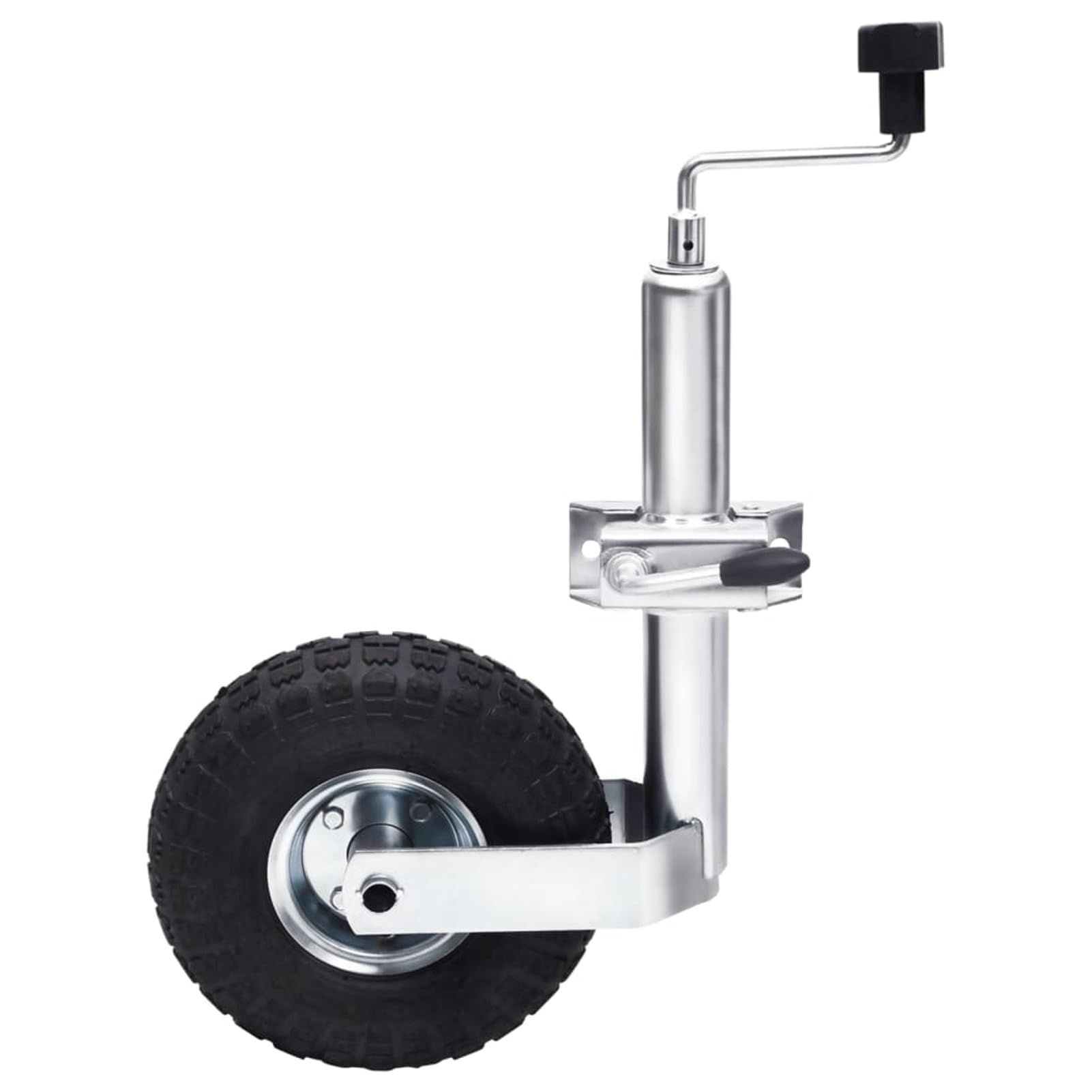 Rueda Jockey para Remolque con Abrazadera Partida Acero 48 mm, Rueda Jockey Remolque, Rueda Jockey Caravana, Remolques para Coches, Repuestos Agricolas, Recambios para Caravanas