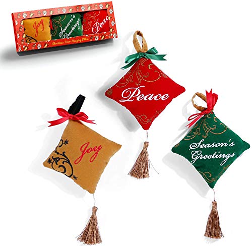 Sophinique Weihnachtliche Türdekoration zum Aufhängen an der Tür Cover