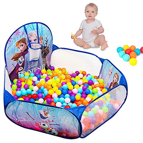 itoys Cartoon Theme Disney Frozen 2 Activity Ball Pool with Multicolor Balls for Kids (Frozen 2 Tent)