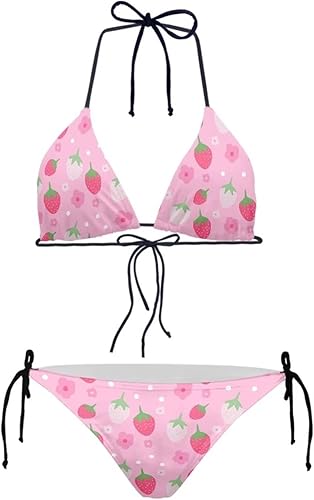 ZPINXIGN Bikinis para mujer, conjunto de bikini de dos piezas con cuerda push up