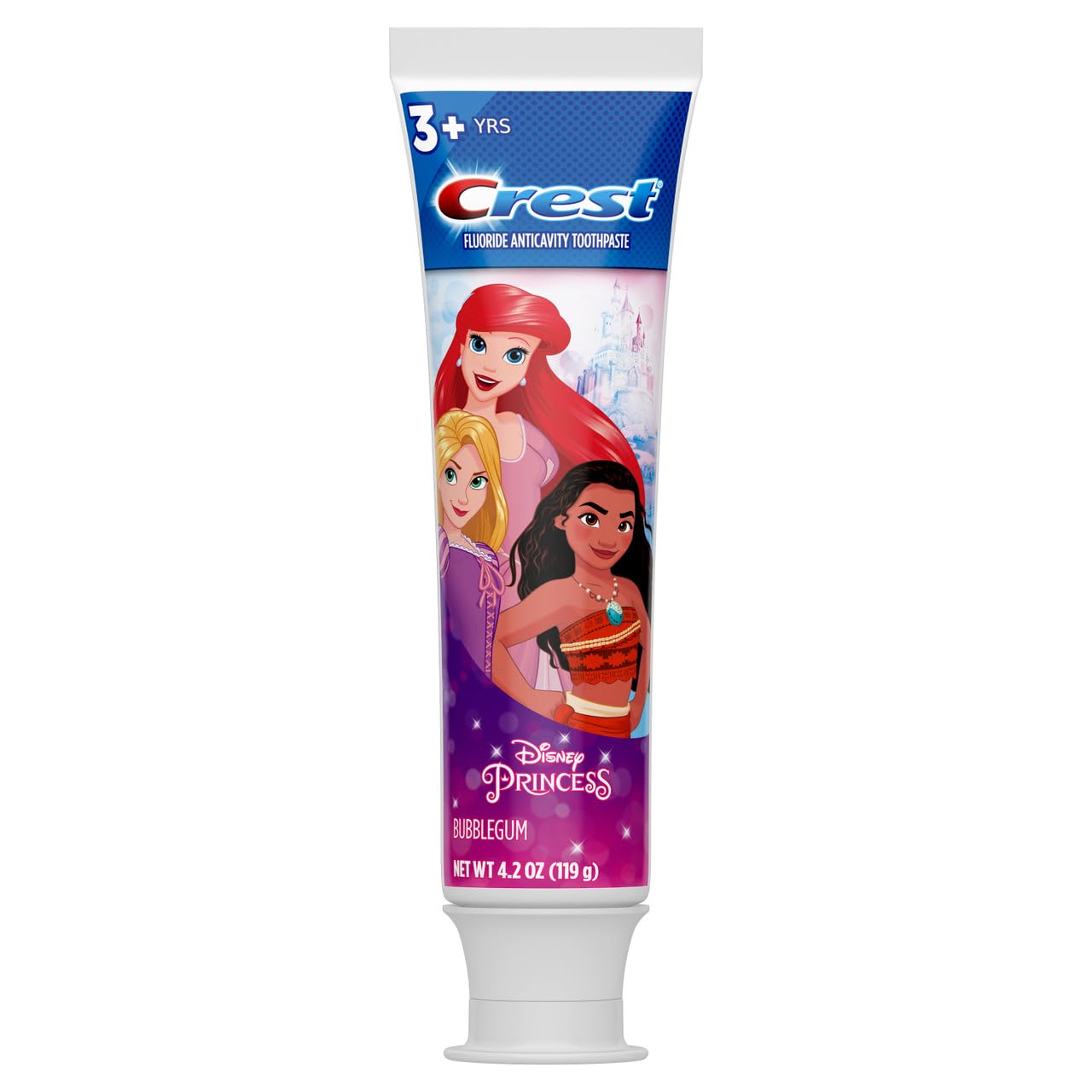 Oral-B Stages Paste,DISNEY PRINCESS, 4.2-Ounce Tubes BUBBLE GUM