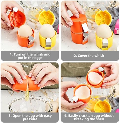 3Pcs Stainless Steel Egg Shell Opener