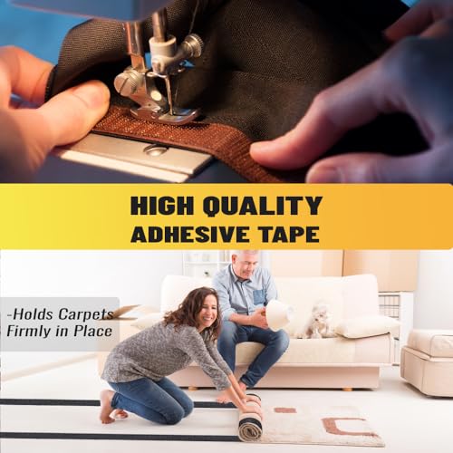 Aongray Klettband, 2 cm x 5 m, selbstklebendes Klebeband, doppelseitig, stark klebend, für Bilderrahmen, Türvorhang
