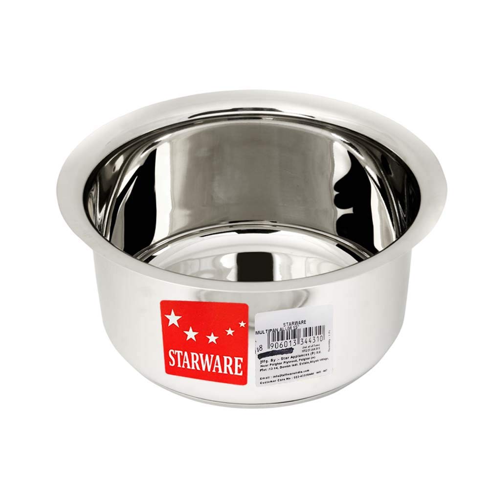 TUFFWAREStarware Multipan Aluminium, Size 15, Silver