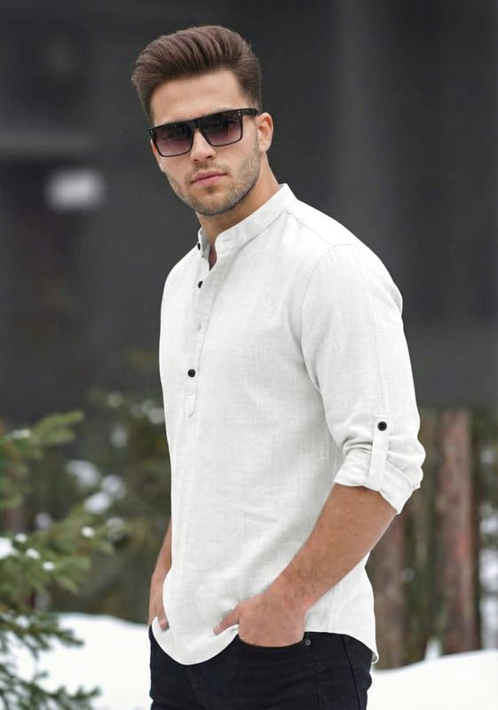 Image of Men Short Kurta