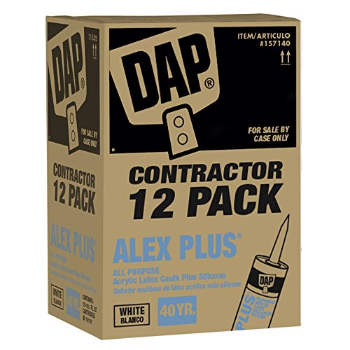 DAP Contractor 12-Pack - ALEX PLUS-« White Caulk