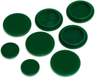 Juego de ocho cubiertas de grasa diseñadas para tractores compactos (modelos para 1023E 2025R) (verde)