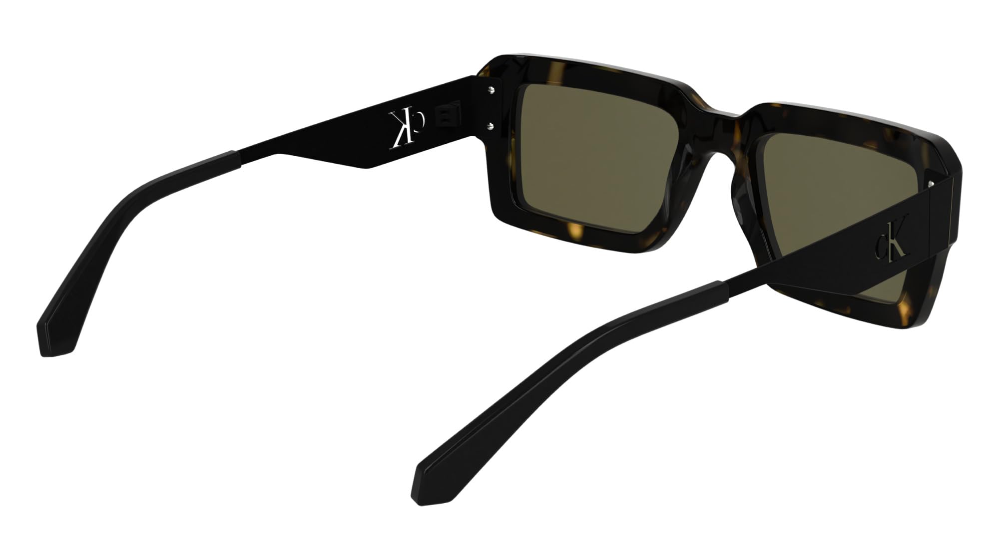 Calvin Klein Jeans Unisex Adult Sunglasses CKJ25606S - Dark Havana with Solid Brown Lens