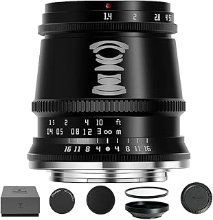 TTArtisan 17mm F1.4 APS-C Large Aperture Wide Angle Humanistic Manual Focus Prime Lens for Fuji X Mount Camera Fujifilm X-A1 X-A10 X-A2 X-A3 X-A5 X-A7 X-T1 X-T10 X-T2 X-T20 X-T3 X-T30 X-T100 X-PR01