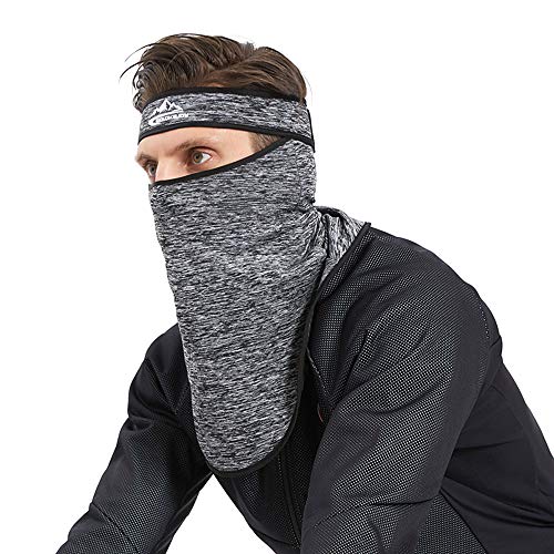 Polaina de pescoço, Andoer Pescoço Aquecedor Homens Mulheres Balaclava À Prova De Vento Capa De Face