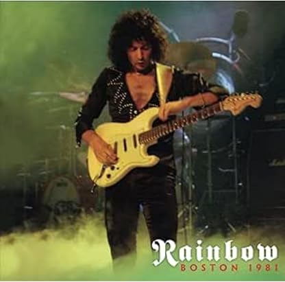 BOSTON 1981 (GREEN/RED SPLATTER VINYL) por Rainbow, capa do álbum