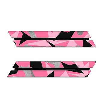 Head Case Designs Pink Camo Camouflage Vinyl Sticker Gaming Skin Decal Cover Compatible With Sony PlayStation 4 PS4 Console and DualShock 4 Controller Bundle