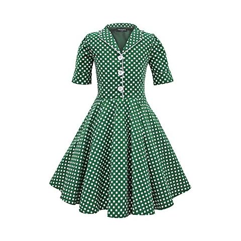 BlackButterfly Vintage Polka Dot Dress for Girls Cover