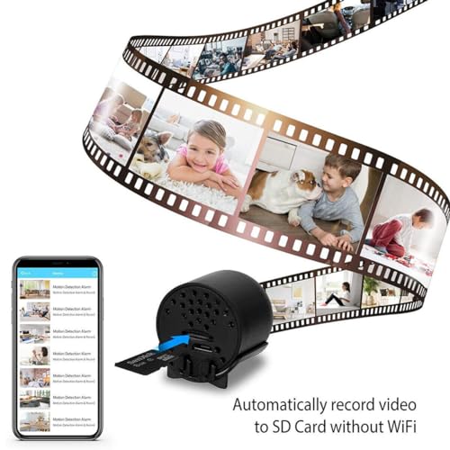 fdsmall Mini Spy Camera 1080P Surveillance Camera Live Transmission Mobile Phone App for Indoor WiFi Video Surveillance Small WiFi Baby Monitor Security Camera Compact Pet Camera Motion Sensor Night fdsmall Mini Spy Camera 1080P Surveillance Camera Live Transmission Mobile Phone App for Indoor WiFi Video Surveillance Small WiFi Baby Monitor Security Camera Compact Pet Camera Motion Sensor Night