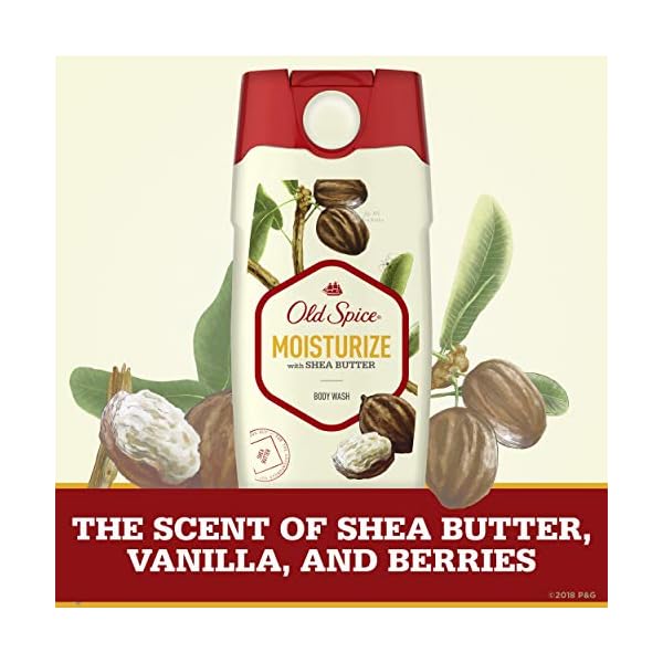 Old-Spice-Body-Wash-for-Men-Moisturize-with-Shea-Butter-Scent-16-Fl-Oz-Pack-of-4 Old Spice Body Wash for Men, Moisturize with Shea Butter Scent, 16 Fl Oz (Pack of 4)