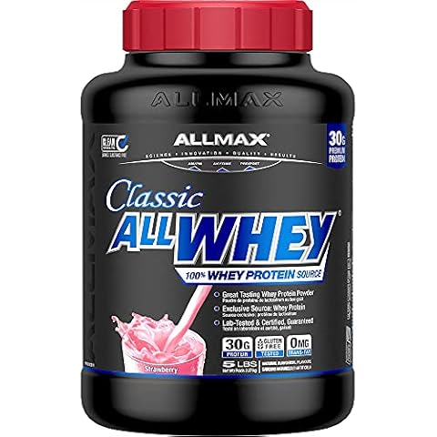 ALLMAX ALLWHEY Classic Strawberry Supplement, 2.3 kg Cover