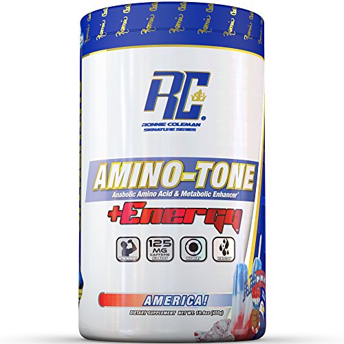 Ronnie Coleman Signature Series Amino-Tone Plus Energy Powder, America, 30 Count