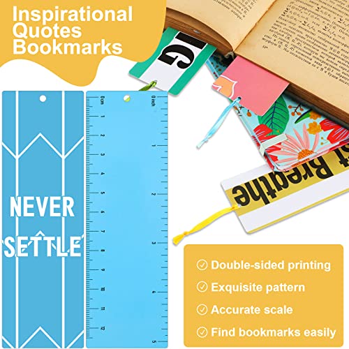 60 Pieces Inspirational Bookmarks For Students Encouraging Bookmarks Page Markers Double Sided Motivational Page Clip For Kids Adults, School Stationary Party Gifts (Classic Style) #TOP4