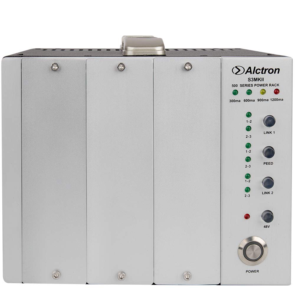 Alctron S3MKII 500 Series 3-Slot Rack Lunchbox Workhorse Power