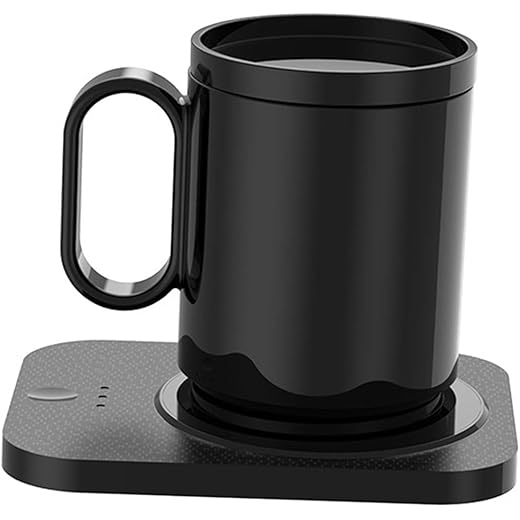 HEAVENGLOW Coffee Warmer and Mug Set Portable Coaster Cup Wa