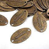 Contenido: 150 unidades, color: bronce antiguo, medidas: 32 x 19 mm