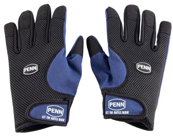 Guantes Penn Casting Marlin Blue de Montanari Marco talla XL para pesca