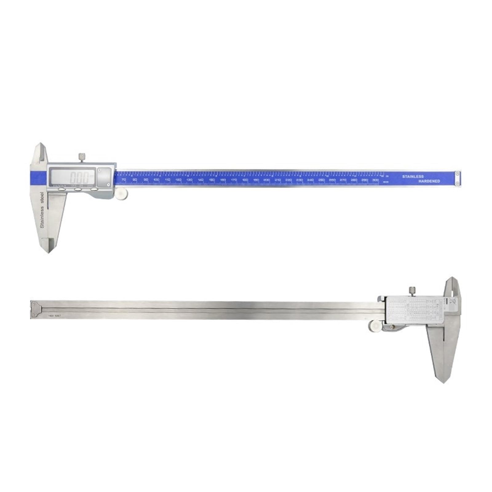 Suwmiarki Cyfrowe Suwmiarka Z Noniuszem 0-150mm 0-200mm 0-300mm LCD Elektroniczny Miernik Ze Stali Nierdzewnej Narzędzia Pomiarowe WyraźNy łAtwy Do Odczytania(0-150mm 0.01mm)