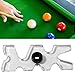 Transparent Acrylic Snooker, Cue Rack Moosehead Heads Screw On Bridge Billiards Clear For Accessory Nine Ball