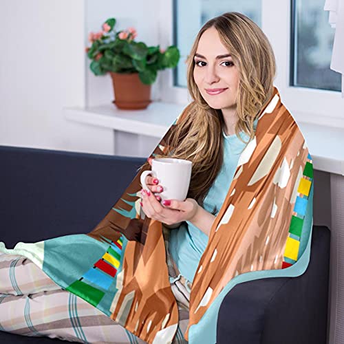 Couverture douce en yak plaid taureau tibétain pour des soirées cocooning magiques - 8