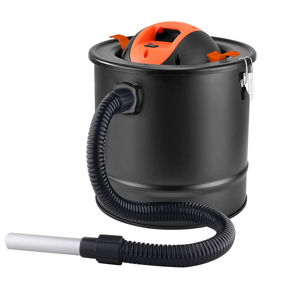 Potente Aspirador de Cenizas OREWORK OAC1601-1000 W, 20 litros, Ideal para Limpiar Chimeneas y Estufas