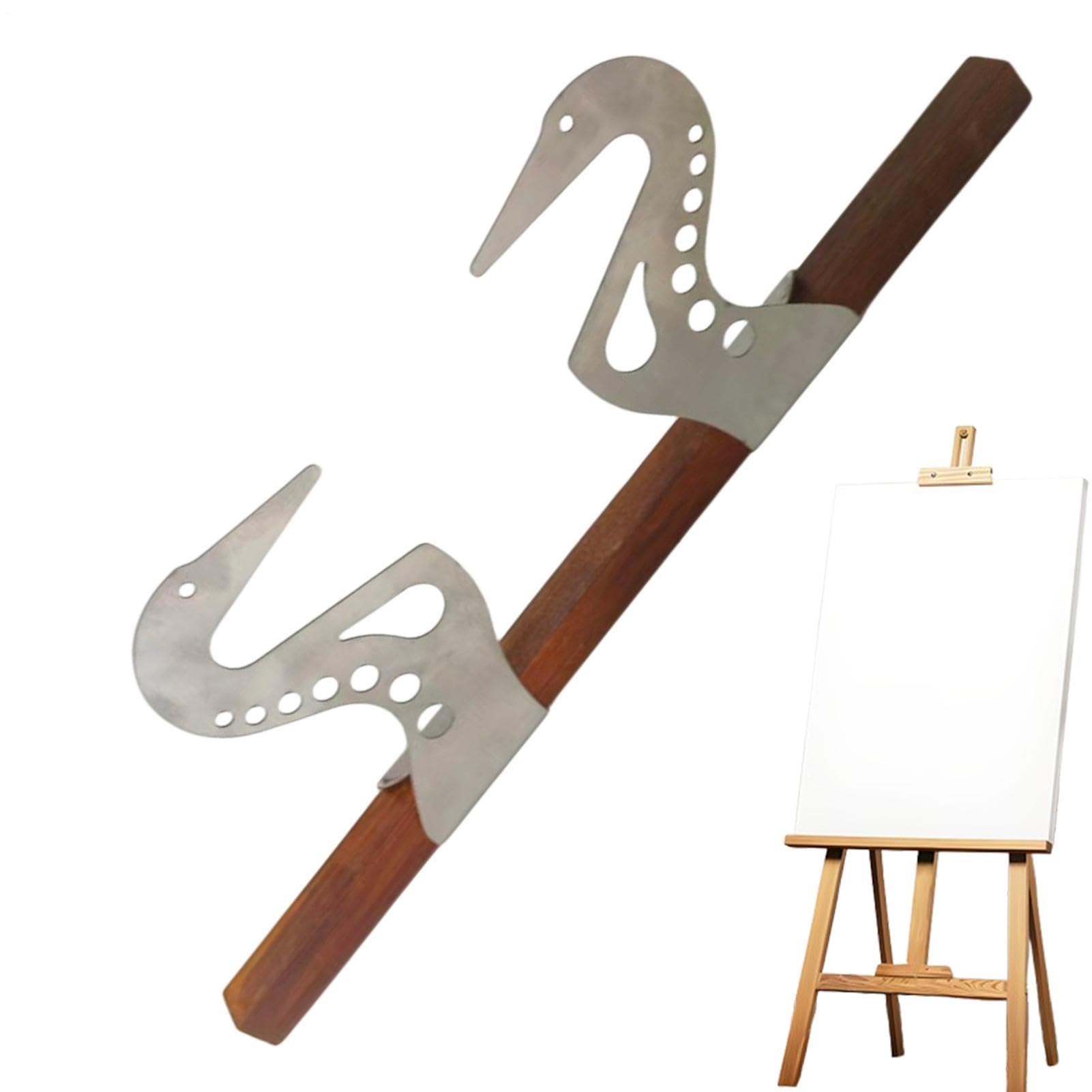 Generico Artist Hand Support Bridge - 2 Pieces Portable Metal Adjustable Holder, Painting Hand Rest, for Drawing Wrist Home Indoor Outdoor Easel Classroom Table Desk
