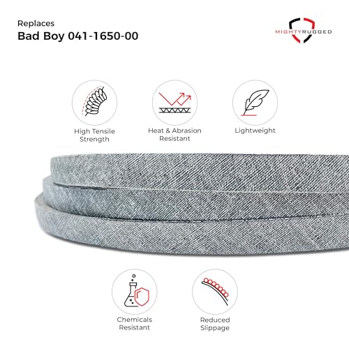 Image of MightyRugged 041-1650-00 Deck Belt Replacement for Bad Boy Mowers - Belt Length 167.75 inch - Heavy-Duty, Durable, Aramid Cord Deck Replacement for 041-1650-00 Bad Boy Belt